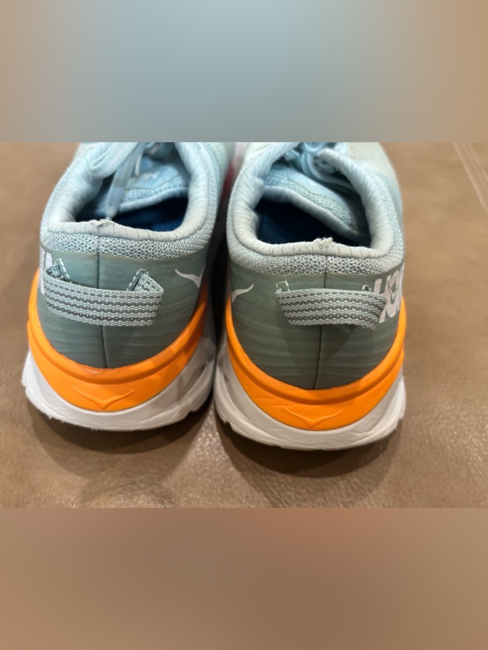 Hoka One One men’s Light Blue Running Shoe - Picture 4 of 8